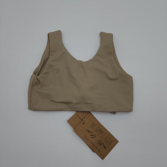 The Simple Folk Other - The Simple Folk The Bikini Top in Dune Size 4/5 Years